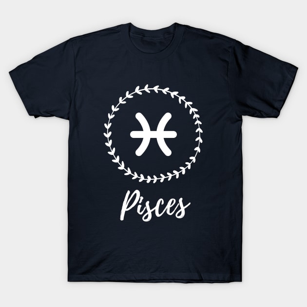 Pisces Zodiac - Astrological Sign T-Shirt by monkeyflip